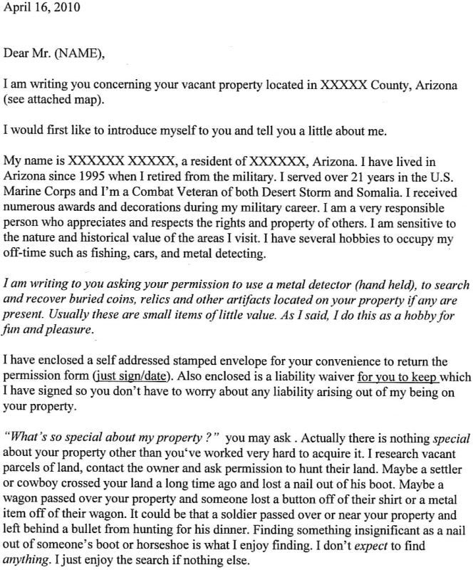 Permission Package Friendly Metal Detecting Forums